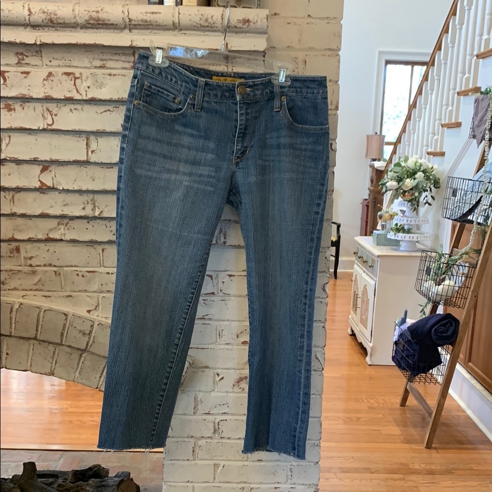 Seven7 Blue Straight Leg Jeans Classic Denim